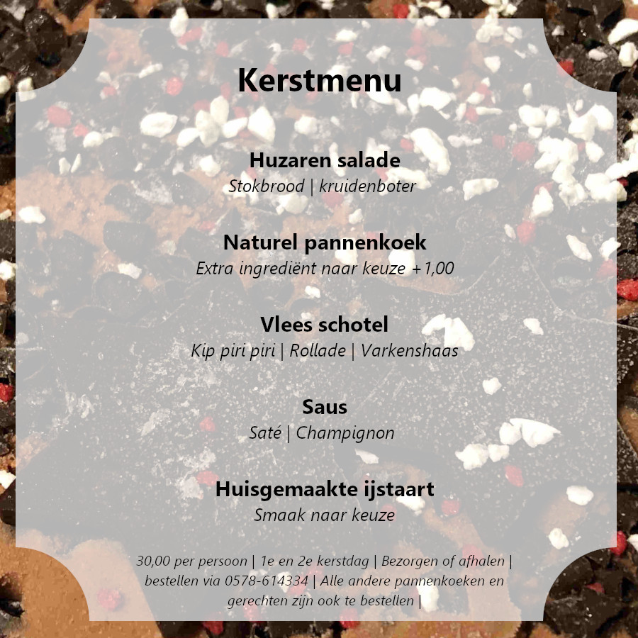 Kerstmenu